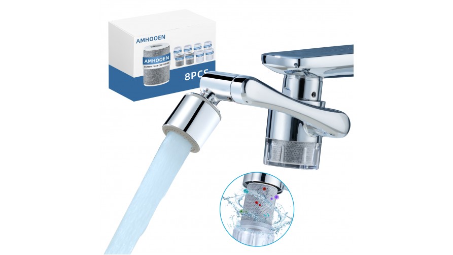Water-Filter Sink Faucet-Extender Swivel Aerator Water-Filter Sink Faucet-Extender Swivel Aerator